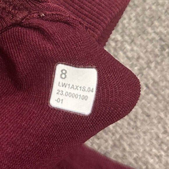 Lululemon Ebb To Street Tank Top In Deep Luxe Size 8 - Picture 4 of 4